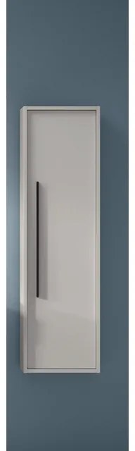 Adema Prime Essential Hoge Kast - 120x34.5x28.2cm - 1 deur - mat greige (grijs) - MDF AQUA_HIGH_CABINET_Griggio