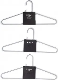 Set Van 6 Hangers Van Alham-staal Violet Mousse - Sklum