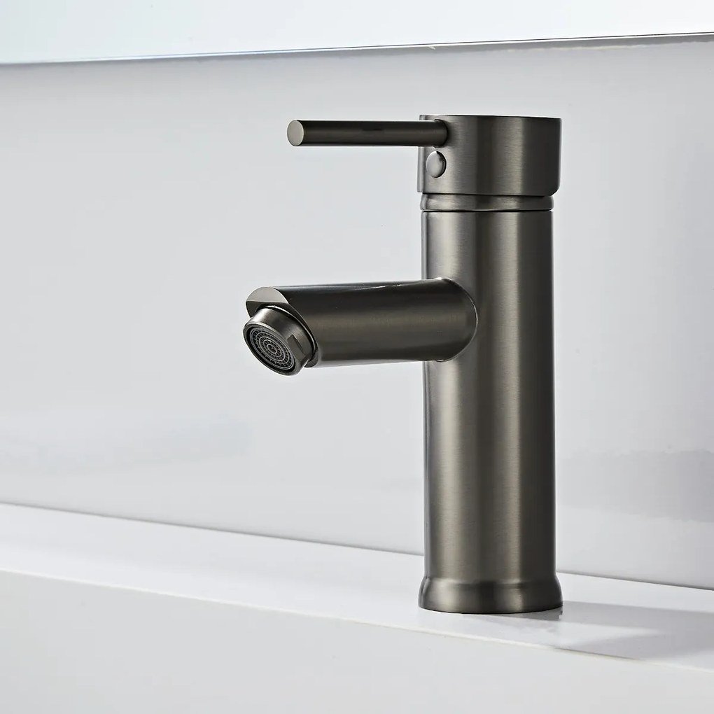 Saniclear Iron wastafelkraan verouderd ijzer - gunmetal