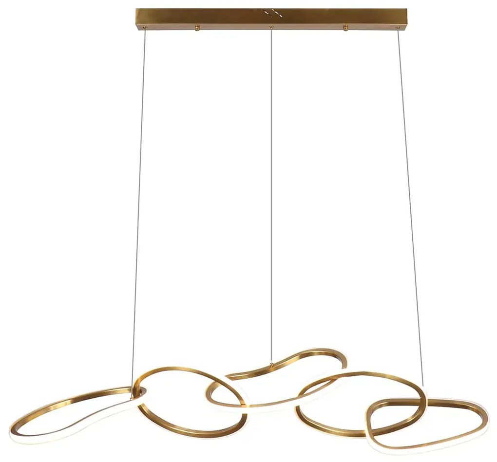 Richmond Interiors Flyn Design Hanglamp Gouden Ringen