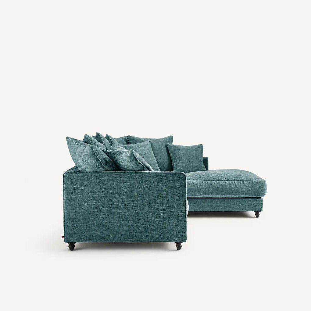 Hoekslaapbank van gerecycled polyester, Lazare