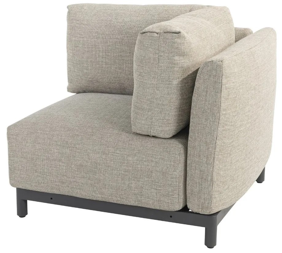 4 Seasons Outdoor Furore loungebank met eiland * SALE *      antraciet weerbestendig