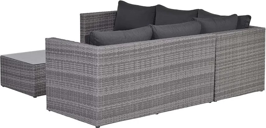 Garden Impressions Lyon loungeset 4-delig - grijs