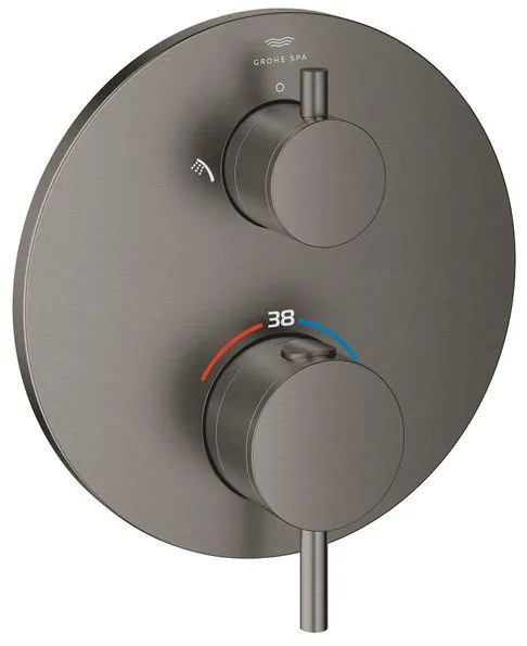 Grohe Atrio thermostatische afdekset m/omstel graphite geb. 24358AL0