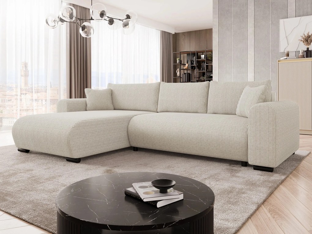 Hoekbank Comfivo Consors, Aanwezig, Aanwezig, 285x188x80cm, 119.9 kg, Poten: Kunststof, Metaal