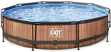 Wood Zwembad met filterpomp