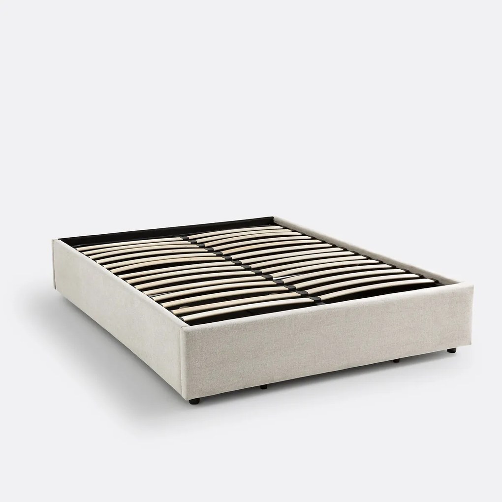 Kofferbed met ophefbare lattenbodem, Papilla