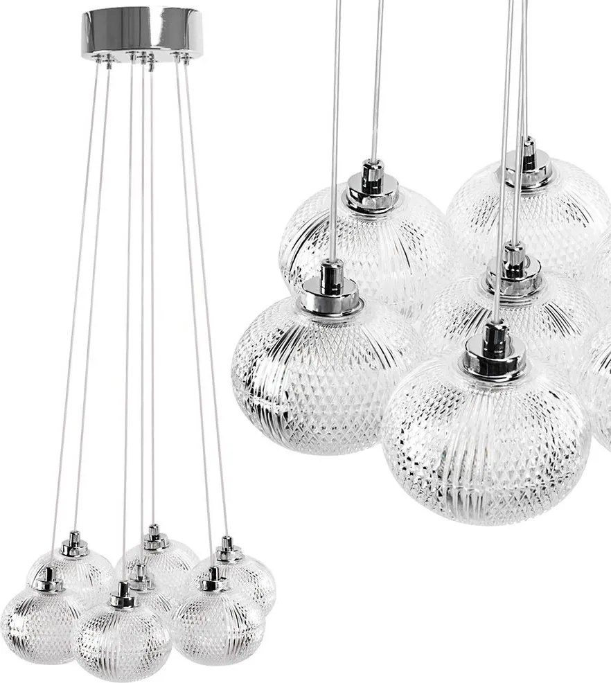 Hanglamp MS021-7CP Chrome