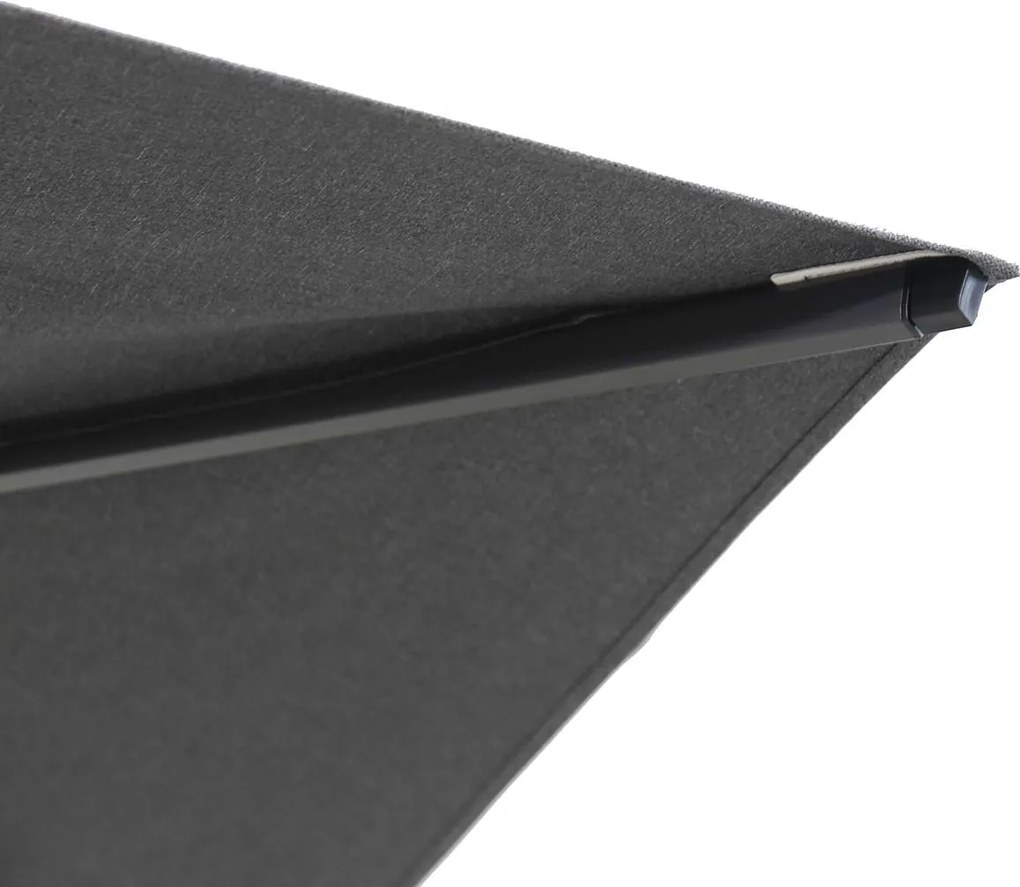 Garden Impressions Hawaii Emperor zweefparasol 300x400 cm – antraciet met carbon black frame