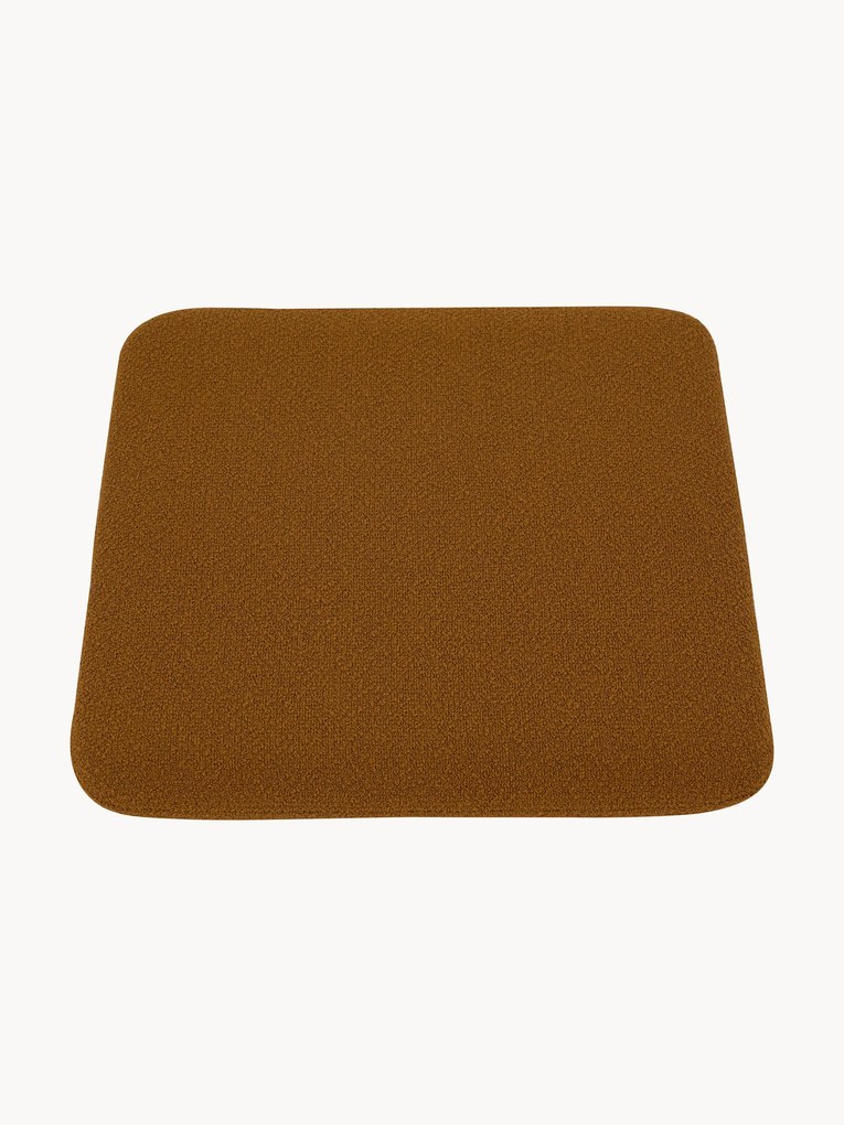 Bouclé poef zitkussen Curva