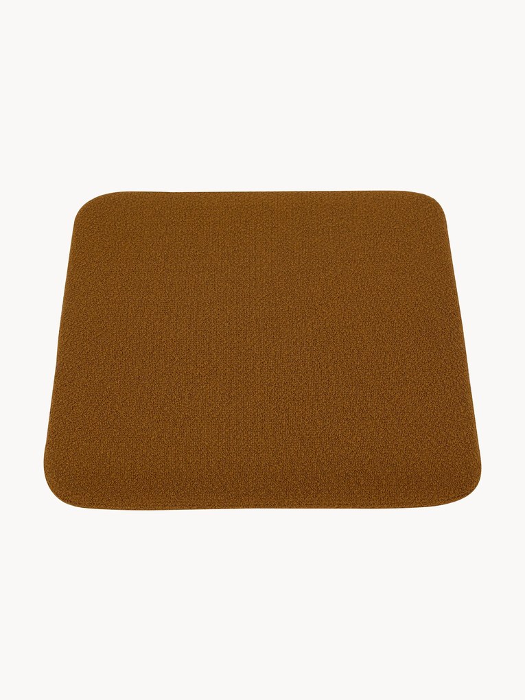 Bouclé zitkussen Curva voor krukjes