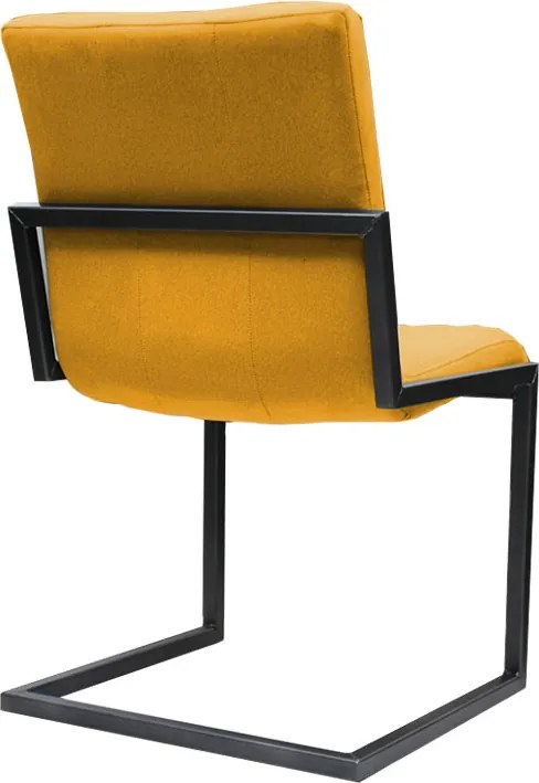 Eetkamerstoel - Lara - stof Element goud 08