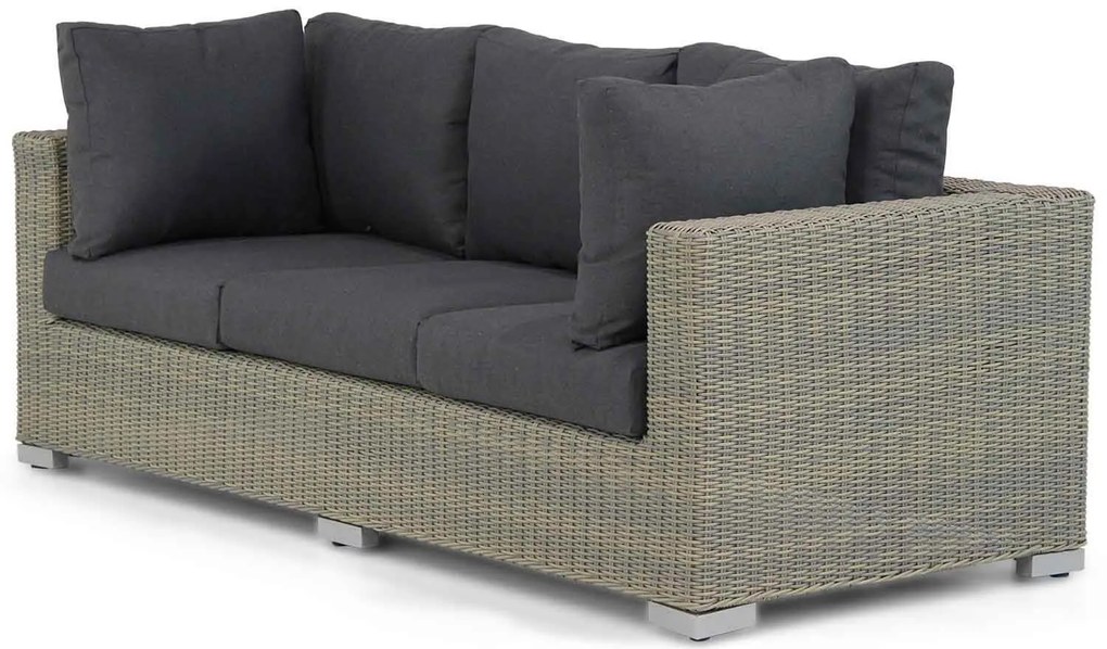 Stoel en Bank Loungeset 5 personen Wicker Taupe  Garden Collections Toronto/Brighton