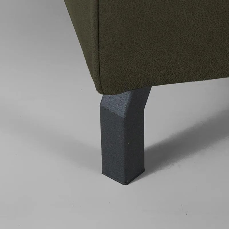 Trend Living | Hoekbank links Eindhoven breedte 300 cm x hoogte 80 cm x diepte 205 cm legergroen hoekbanken microfiber meubels banken