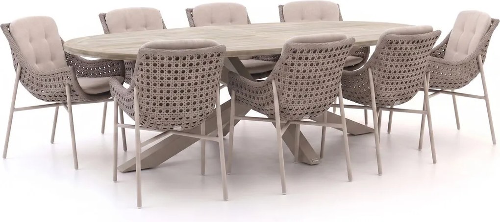 + 10% kassakorting | Diningset Manifesto  | 8 personen | Tuinset teakhout | 9-delig | Kees Smit Tuinmeubelen