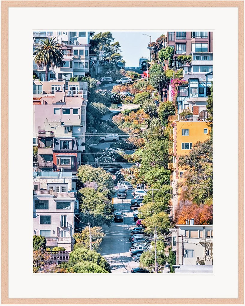 Ingelijste digitale print California