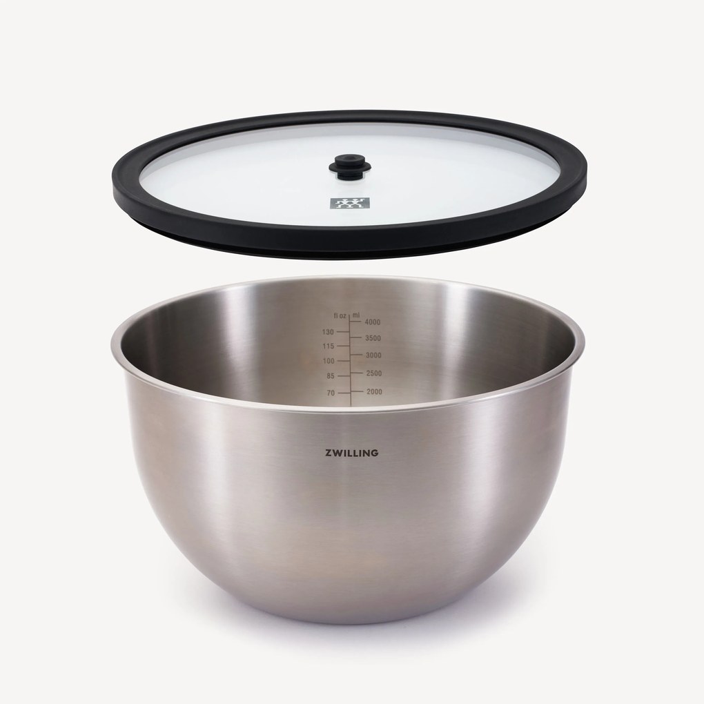 ZWILLING Fresh & Save STAINLESS vacuumschalen set S/M/L / 6-delig, Roestvrij staal, Zilver - Fresh & Save STAINLESS - ZWILLING