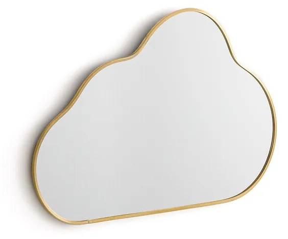 Spiegel, wolk model, in messing, Uyova