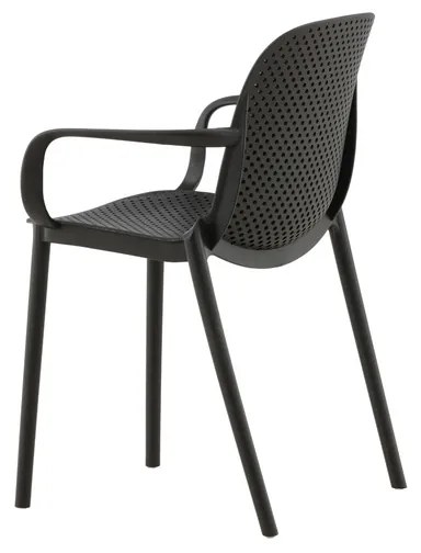 Jörn Eetkamerstoel - Annika - Zwart - Kunststof - Jörn