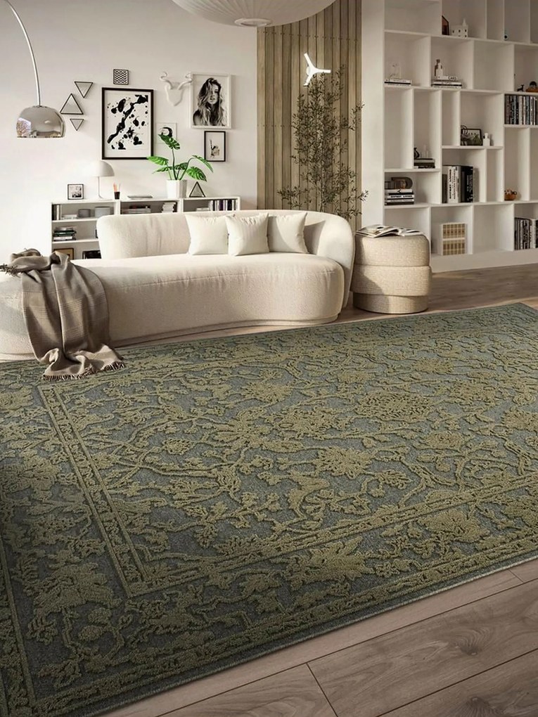 Vloerkleed Ambroise met hoog-laag effect