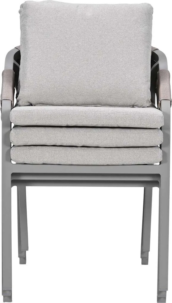 Garden Impressions Milou tuinstoel stapelbaar - taupe