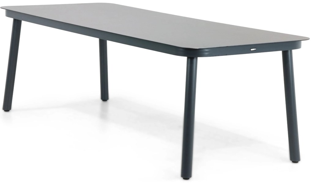 Tuinset 6 personen 220 cm Aluminium/wicker Zwart Lifestyle Garden Furniture Toledo/Tavano