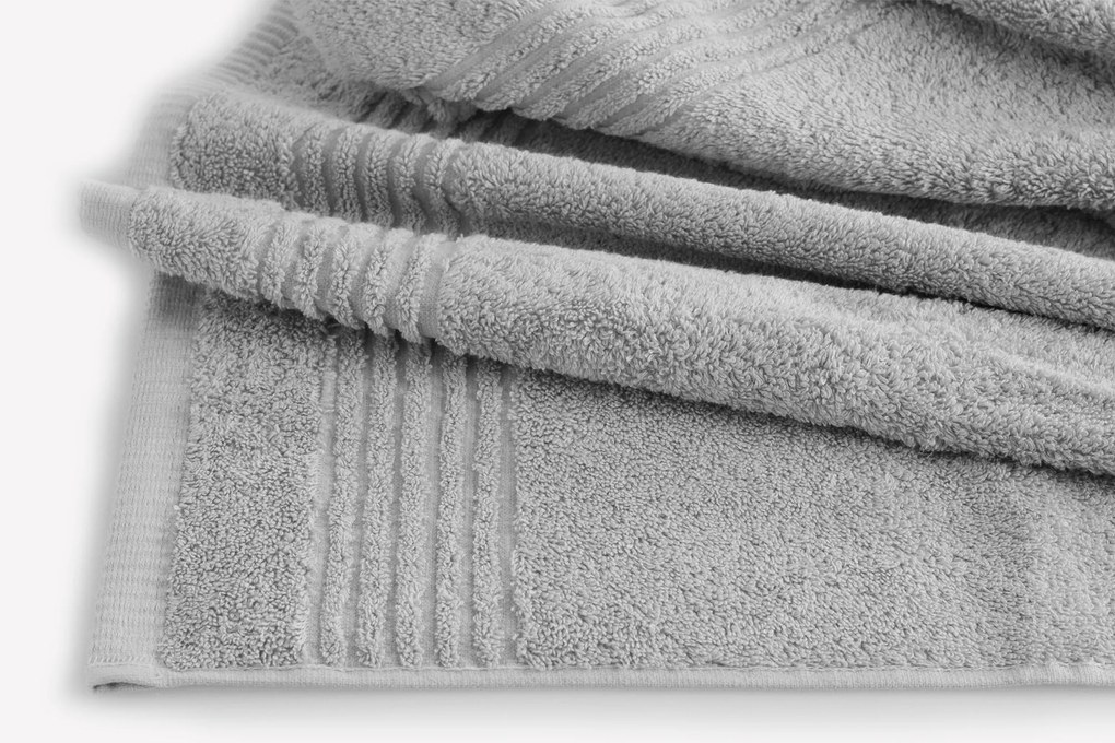 Handdoek Supreme Collectie - 4 stuks - 70x140 - lichtgrijs