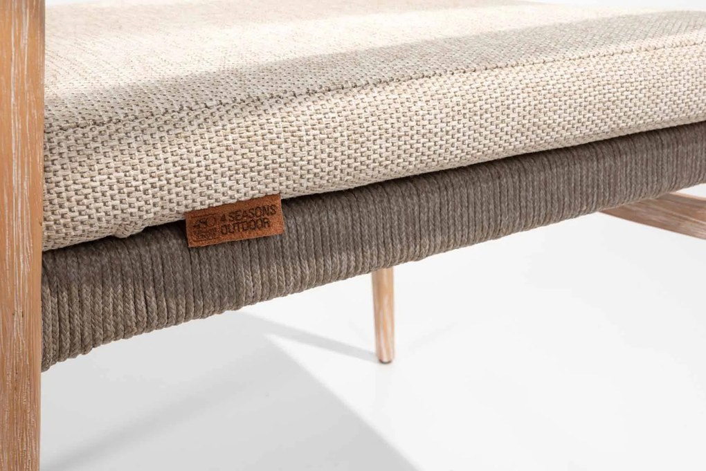 4 Seasons Outdoor Julia stapelbare tuinstoel SALE Tuinstoel beige weerbestendig