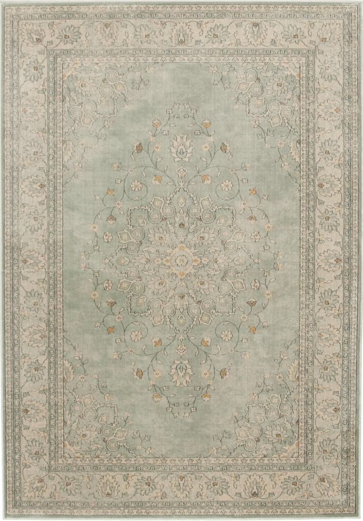 Safavieh | Vintage vloerkleed Dalton 100 x 140 cm lichtblauw, grijs vloerkleden viscose, katoen, polyester vloerkleden & woontextiel vloerkleden