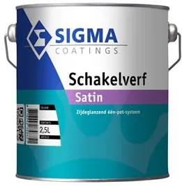 Sigma Schakelverf Satin - Wit - 2,5 l
