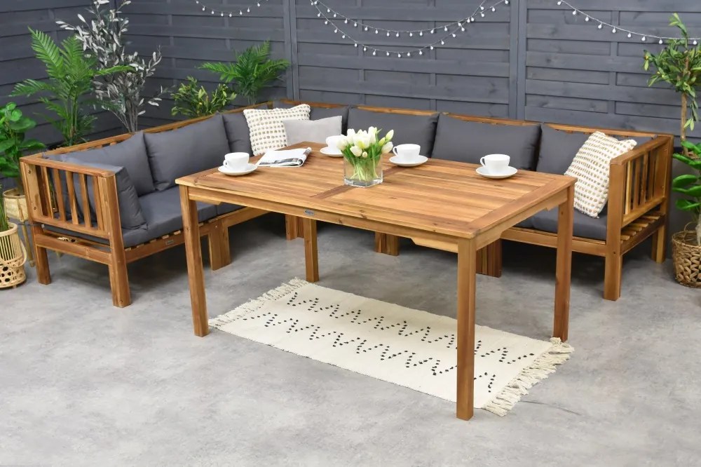 Tuinmeubelen Brunei Comida 6 Garden Point acacia
