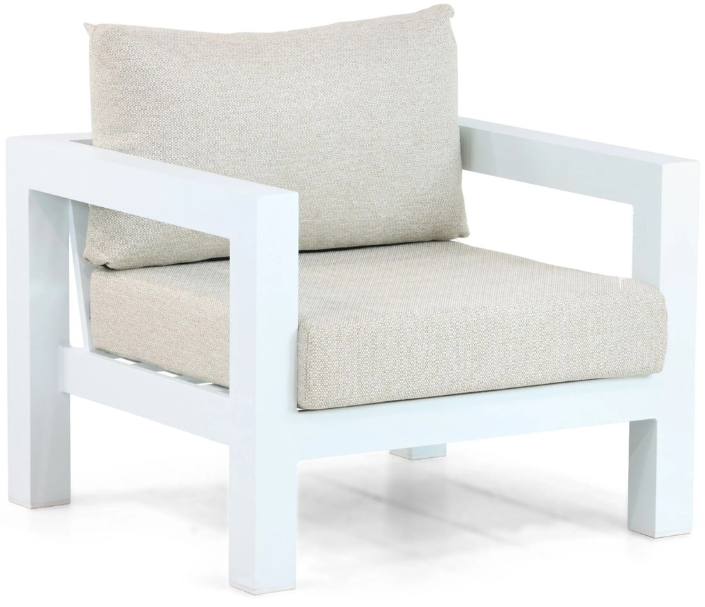 Tuinstoel Aluminium Wit Lifestyle Garden Furniture Luca