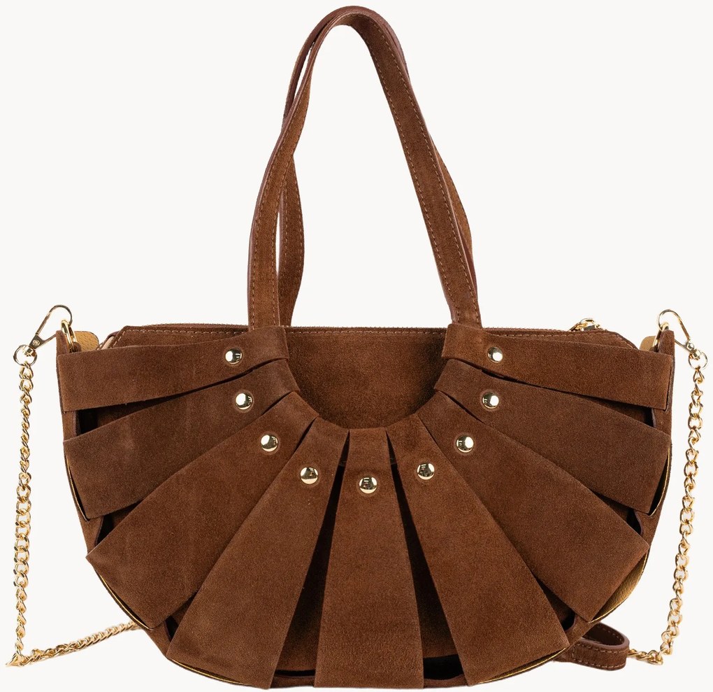 Handgemaakte suède handtas Mini
