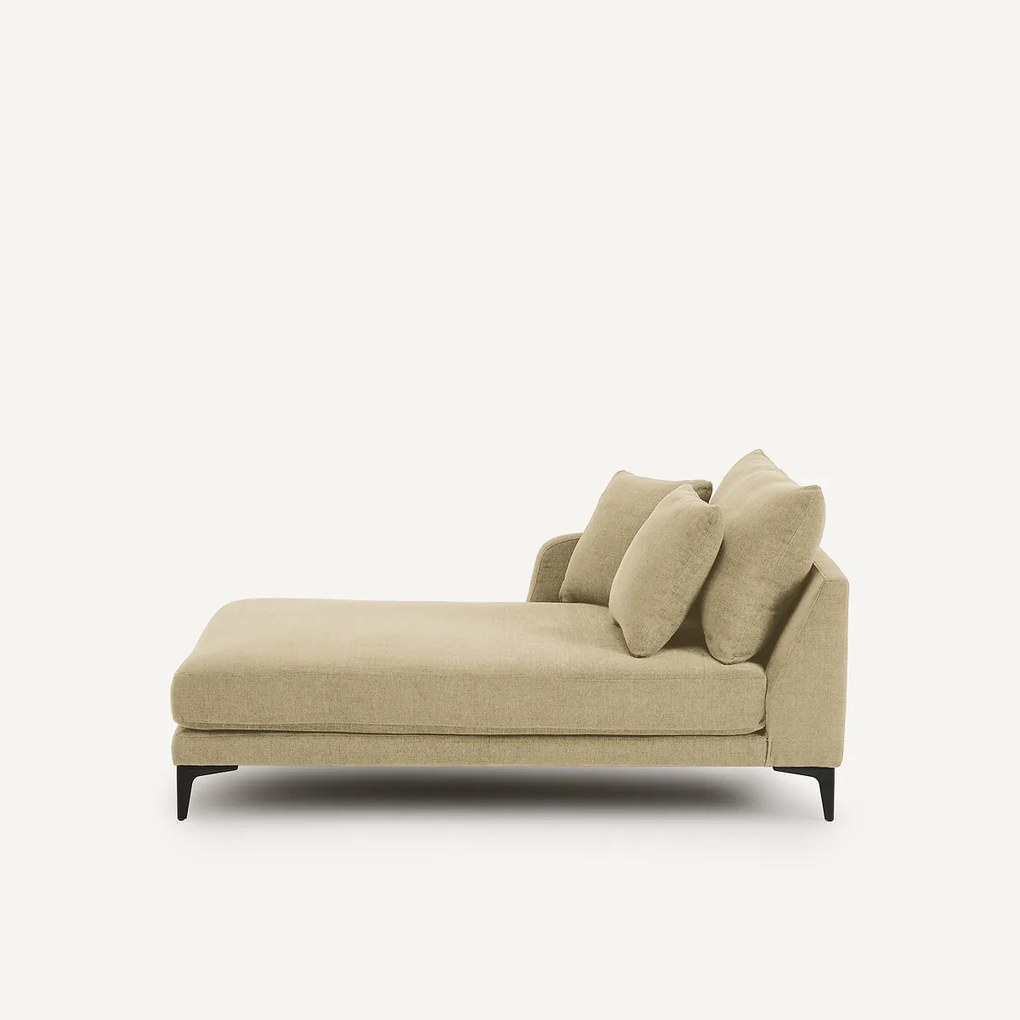 Longchair van gevlochten polyester, MODERNISTE, ontwerp Emmanuel Gallina