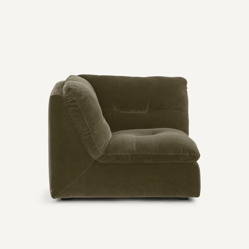 Modulaire 90° hoek in fluweel, GIULIANO