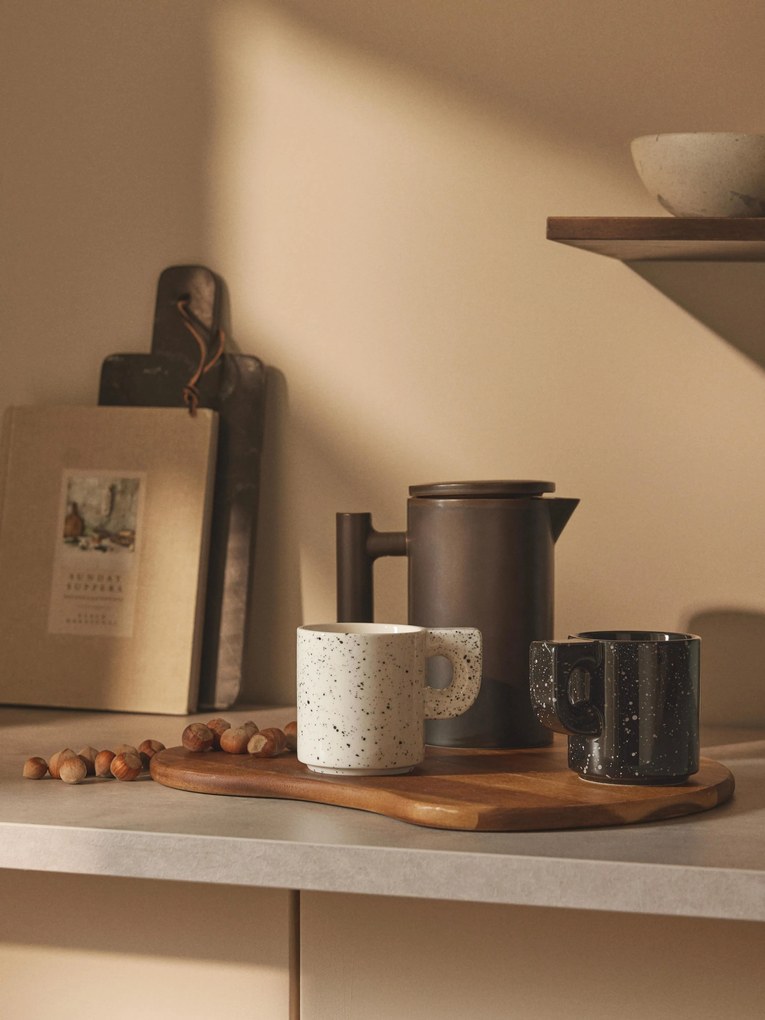 Handgemaakte porseleinen mokken Aiko, set van 2