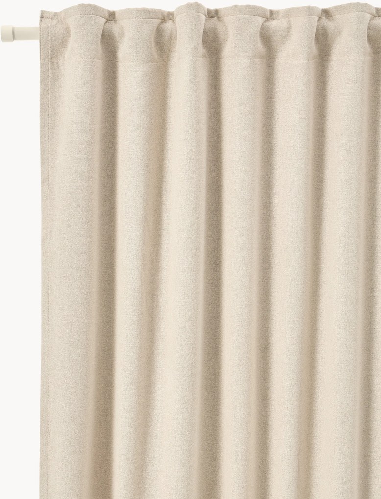 Blackout multi-band gordijnen Tulia, 2-delig, B 140