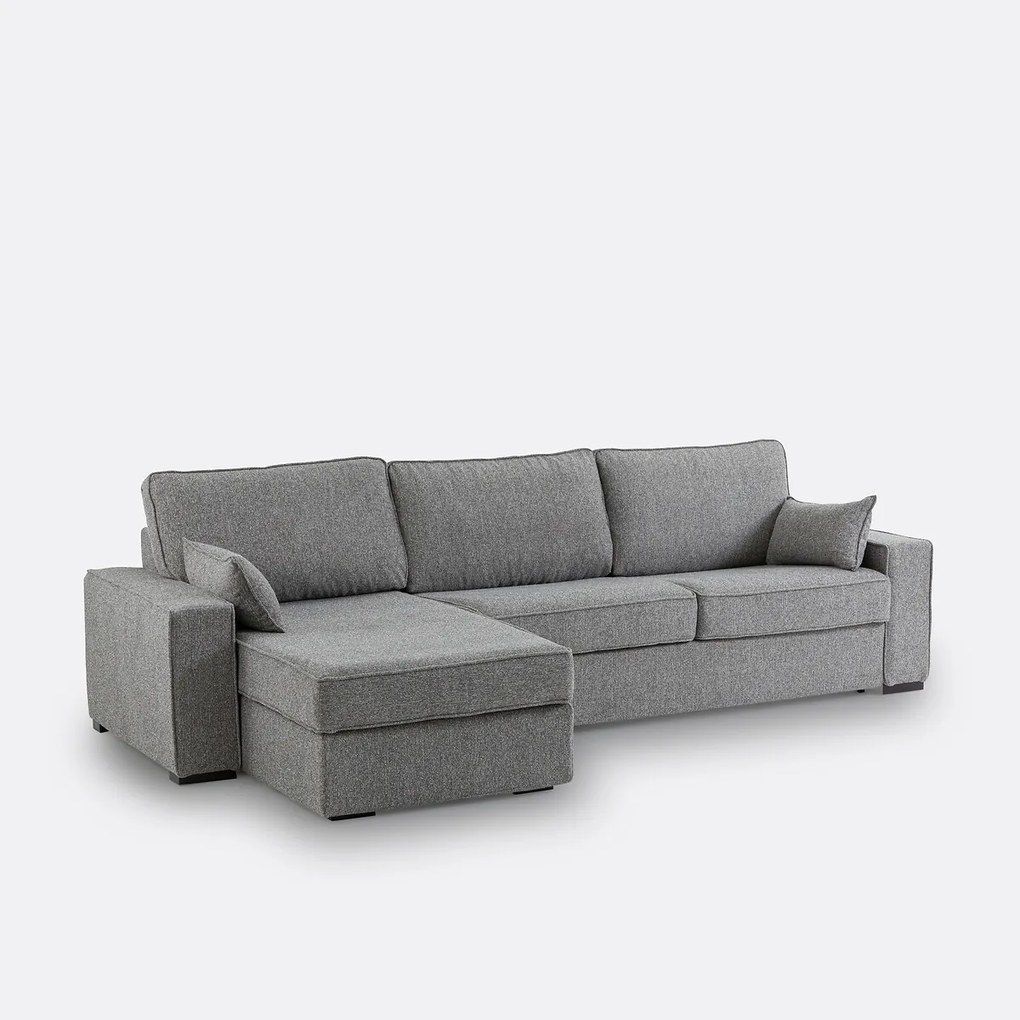 Gestructureerde hoekslaapbank Comfort Bultex®, Cécilia