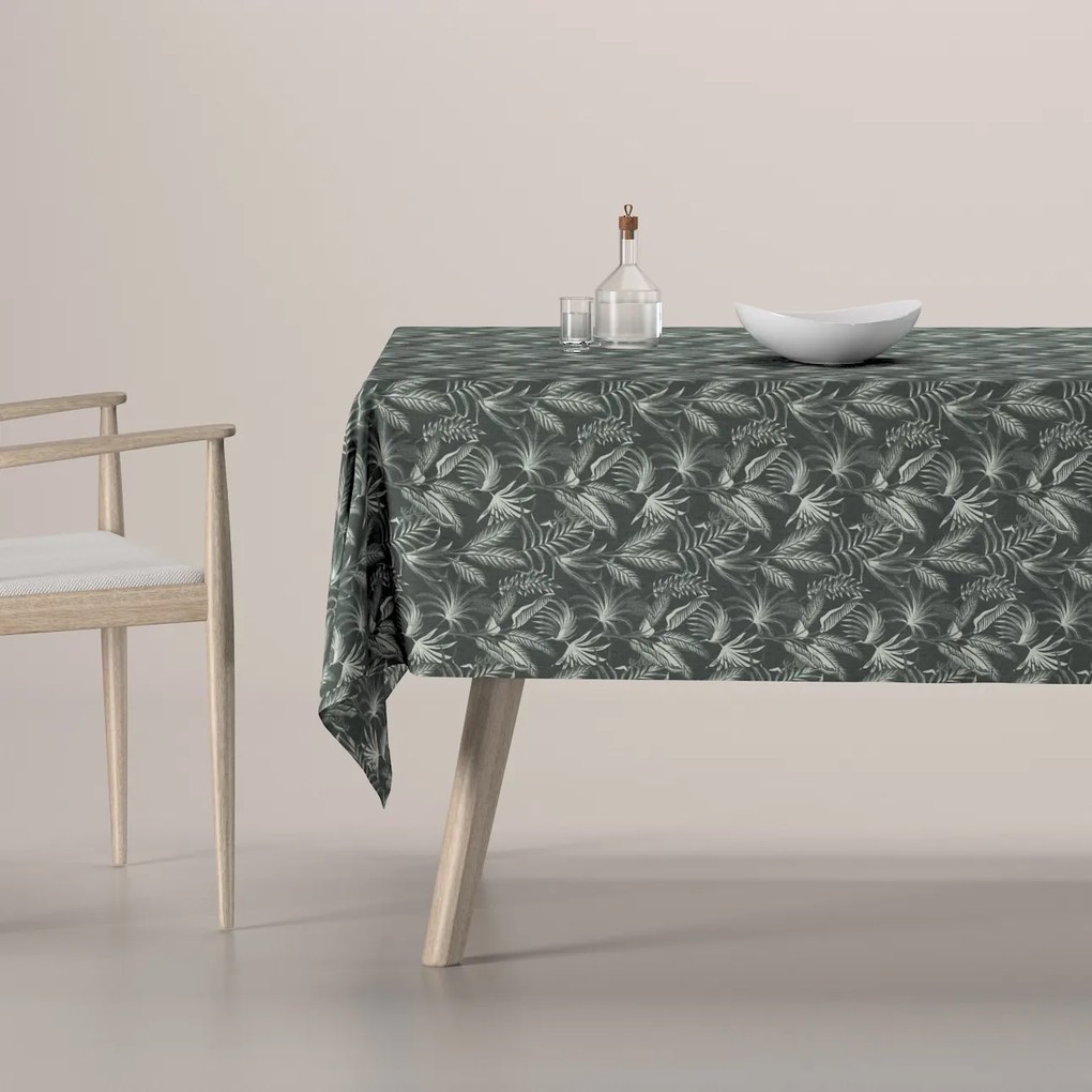 Dekoria Rechthoekig tafelkleed, zwart, 130 x 130 cm