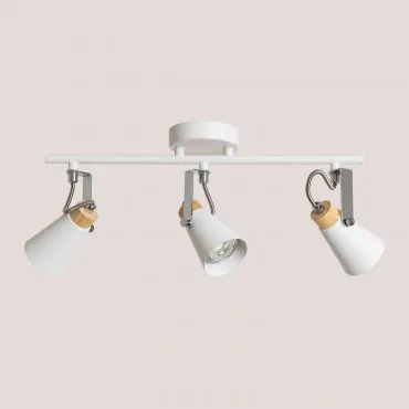 Draaibare Plafondlamp Van Ijzer Anteia Wit - Sklum