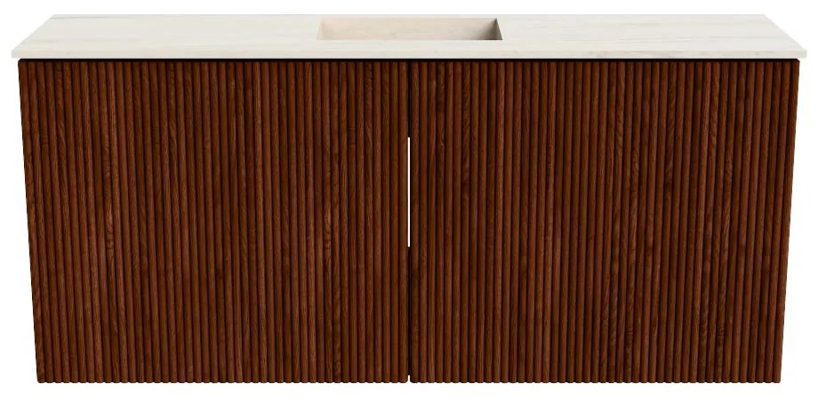 Mondiaz Joya DLux 90cm toiletmeubel ruby met wastafel faye midden 1 kraangat meli