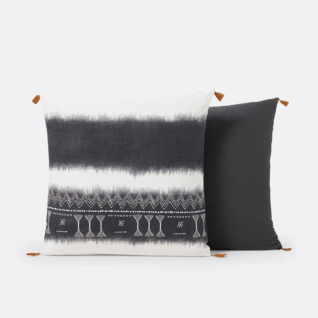 Kussensloop in gewassen katoen, Yoruba