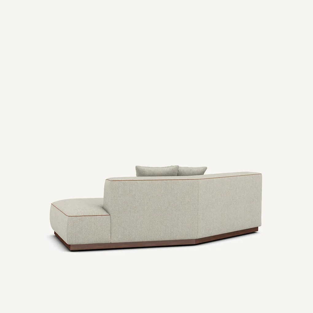 Rechte halve bank in tweed, JACOPO