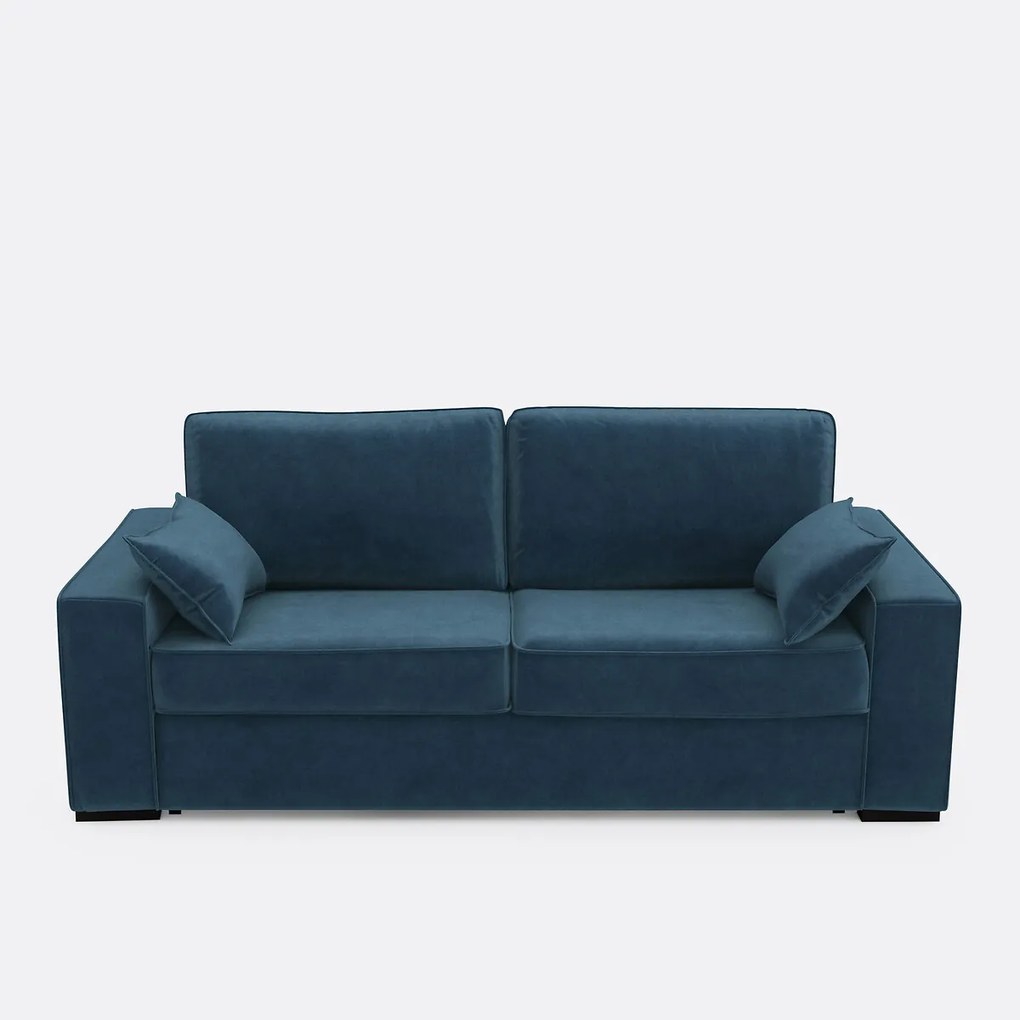 Slaapbank van fluweel, 2, 3 of 4 zits, Comfort BULTEX® Cécilia