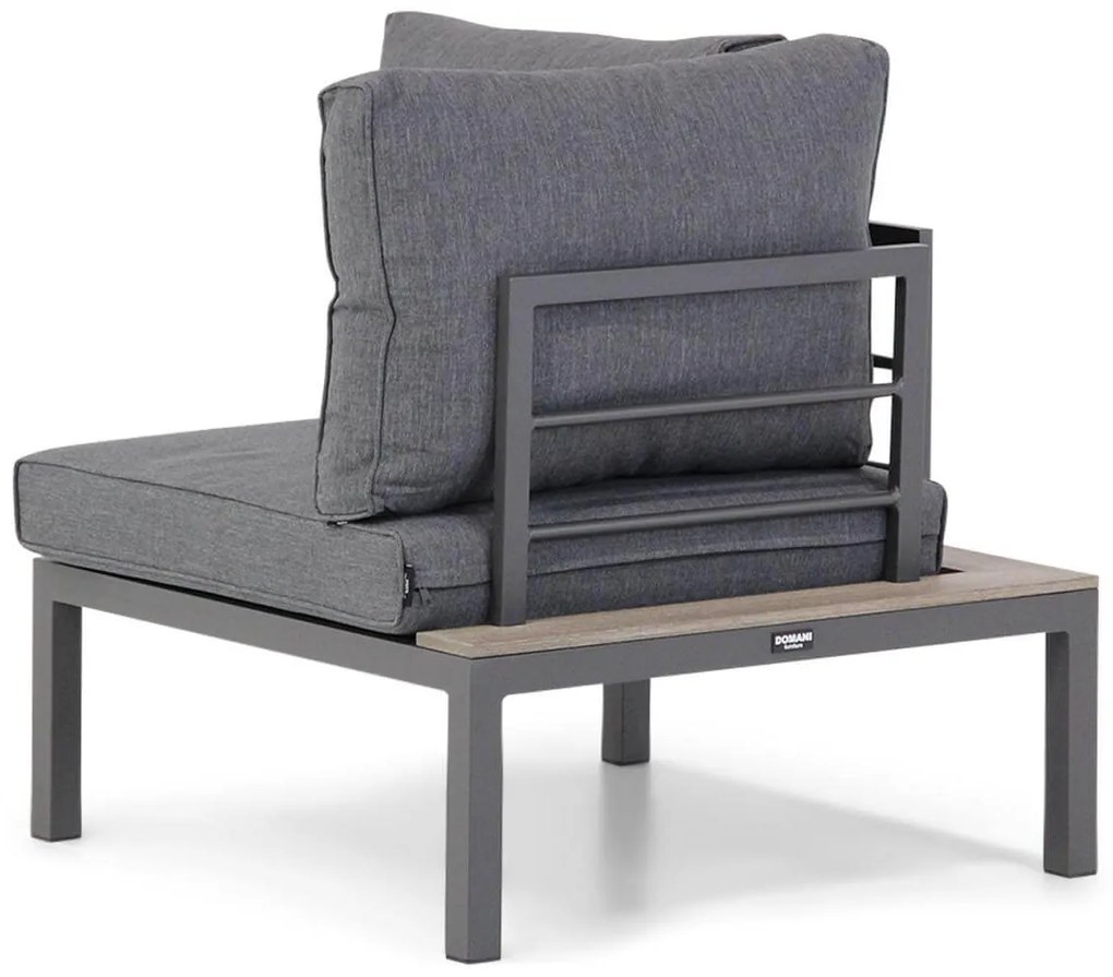 Hoek loungeset 5 personen Aluminium/polywood Grijs  Domani Furniture La Festa