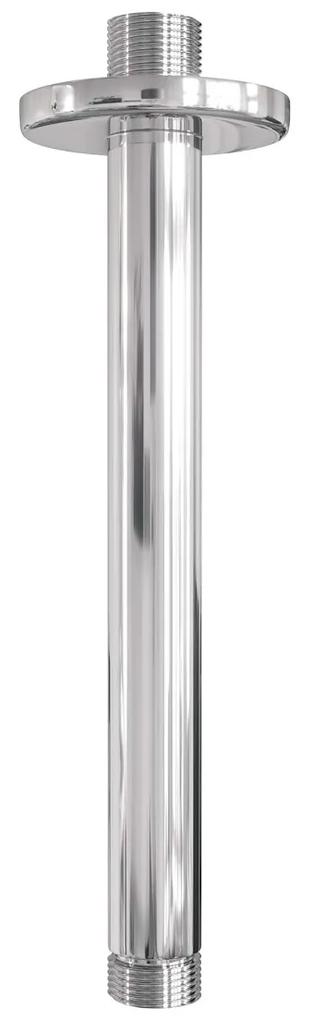 Brauer Chrome Edition thermostatische inbouw regendouche met staafhanddouche, plafondarm, glijstang en hoofddouche 20cm set 65 chroom