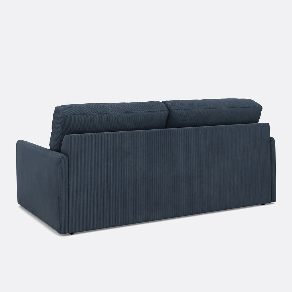 Slaapbank van fijn ribfluweel, Premium HR, Marta