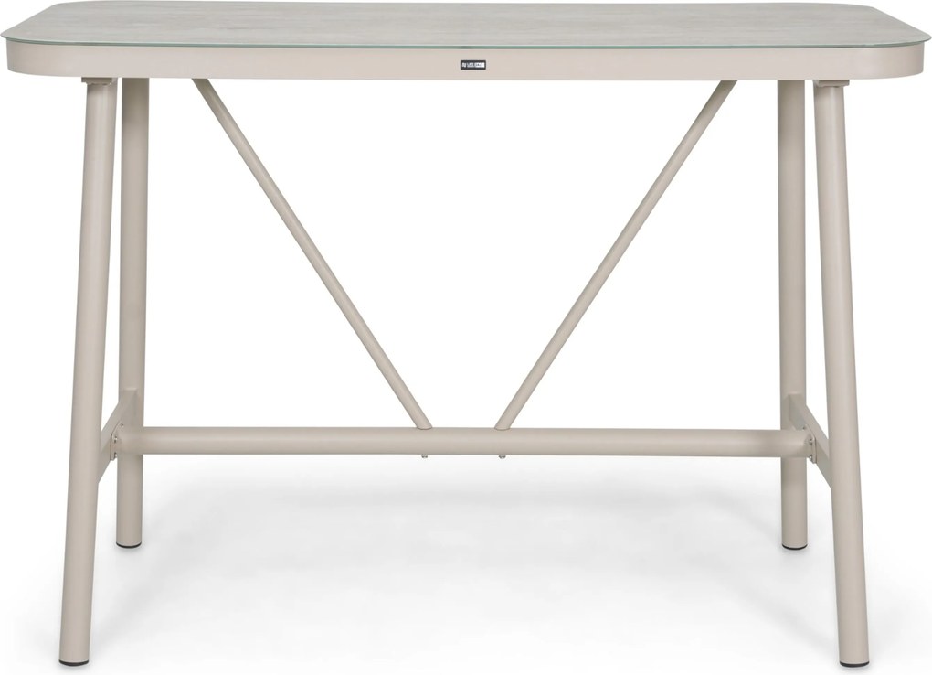 Barset 4 personen 150 cm Kunststof Zand/Beige Domani Furniture Alba/Tavano