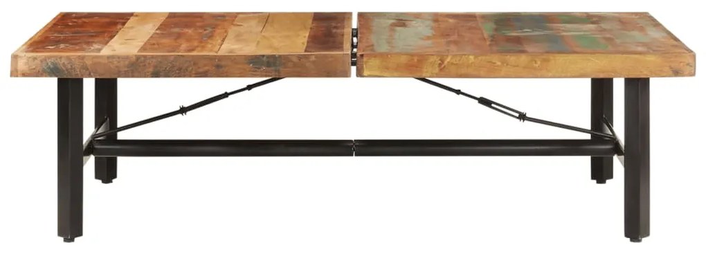 vidaXL Salontafel 142x90x42 cm massief gerecycled hout