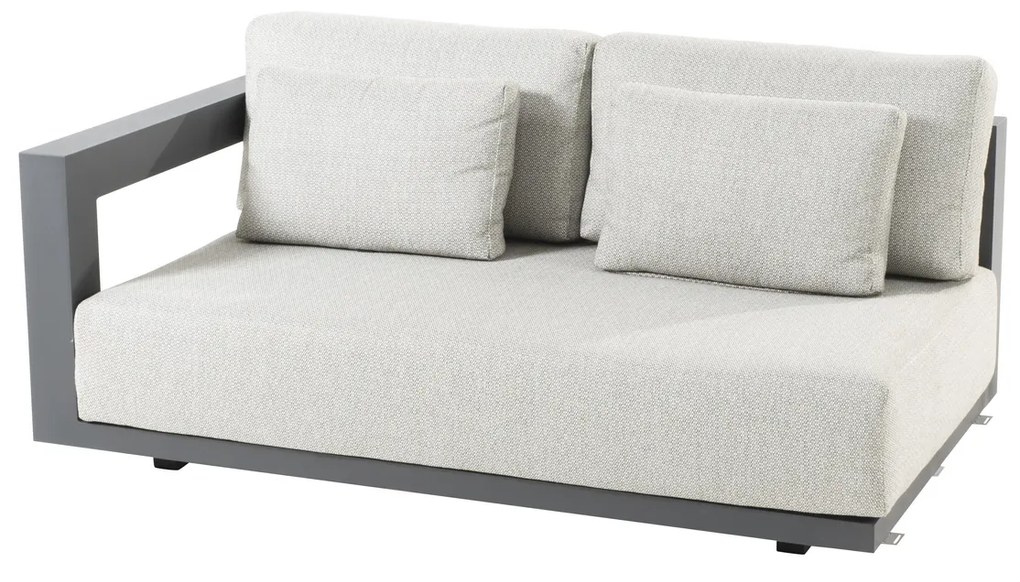4 Seasons Outdoor Metropolitan chaise loungeset SALE Loungeset houtkleur weerbestendig
